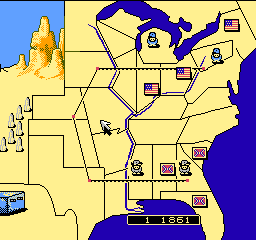 North & South (USA) In game screenshot